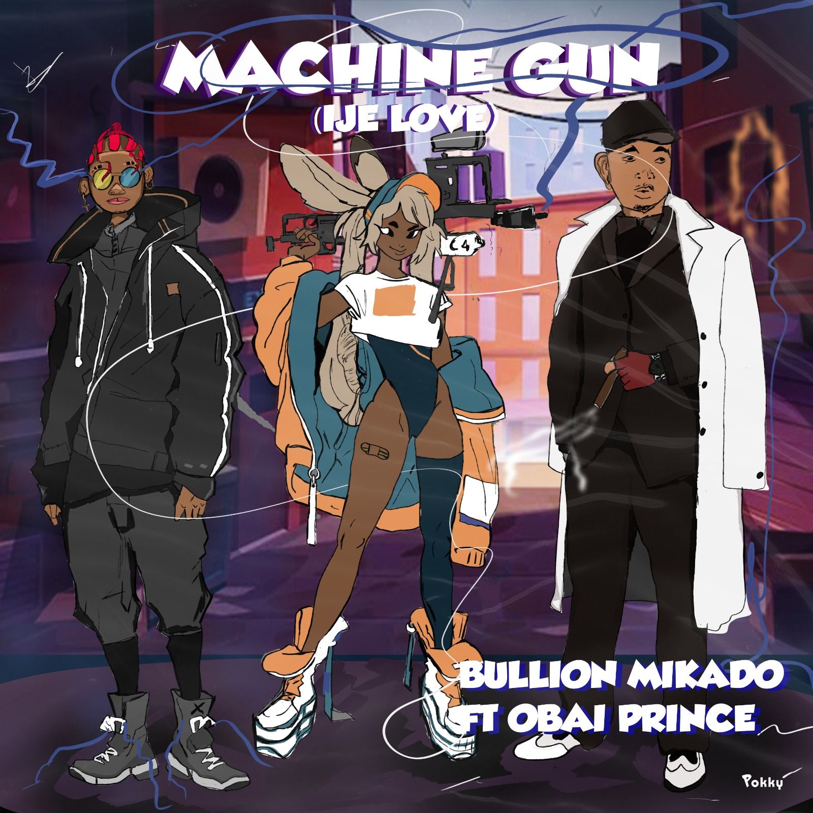Bullion Mikado - Machine Gun (Ije Love) Ft. Obai Prince
